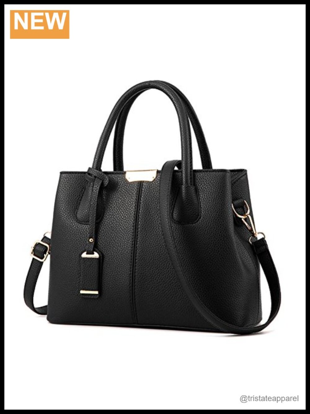 PU Leather Tote Bag Crossbody Top-Handle Durable Everyday Purse